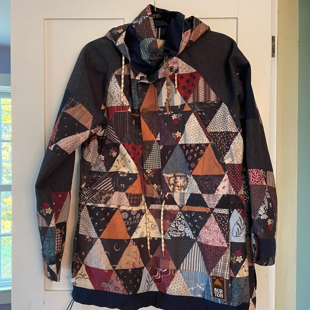 Burton Women's Dry Ride Anorak Patchwork Snowboard Jacket